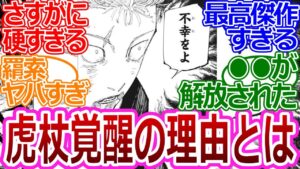 【呪術廻戦214話】「虎杖が覚醒した理由って…」に対する読者の反応集【考察・反応まとめ】